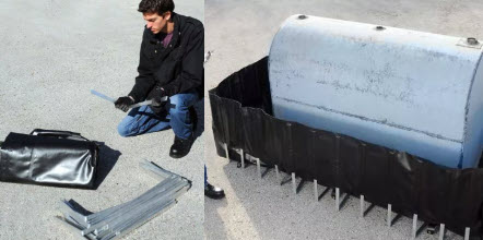 Flexible Spill Containment Sump-jpg