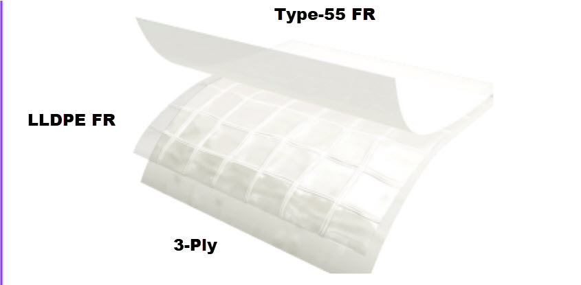 Type 55 FR LLDPE 3 ply